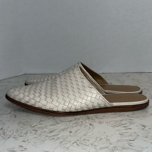 MARC FISHER LTD Garren Pointed Toe Mule Ivory Leather - Picture 6 of 15